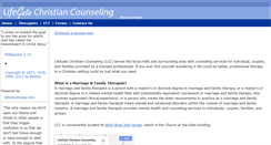 Desktop Screenshot of lifegatechristiancounseling.com