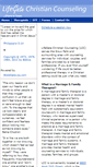 Mobile Screenshot of lifegatechristiancounseling.com